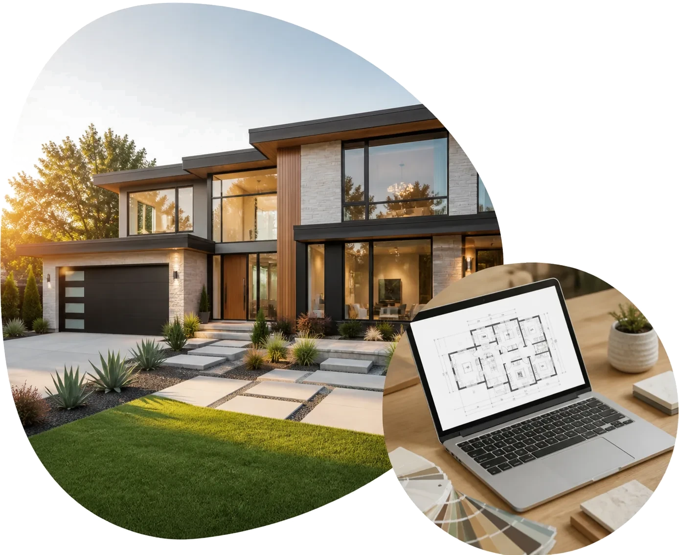 Turn a photo into a floor plan concept