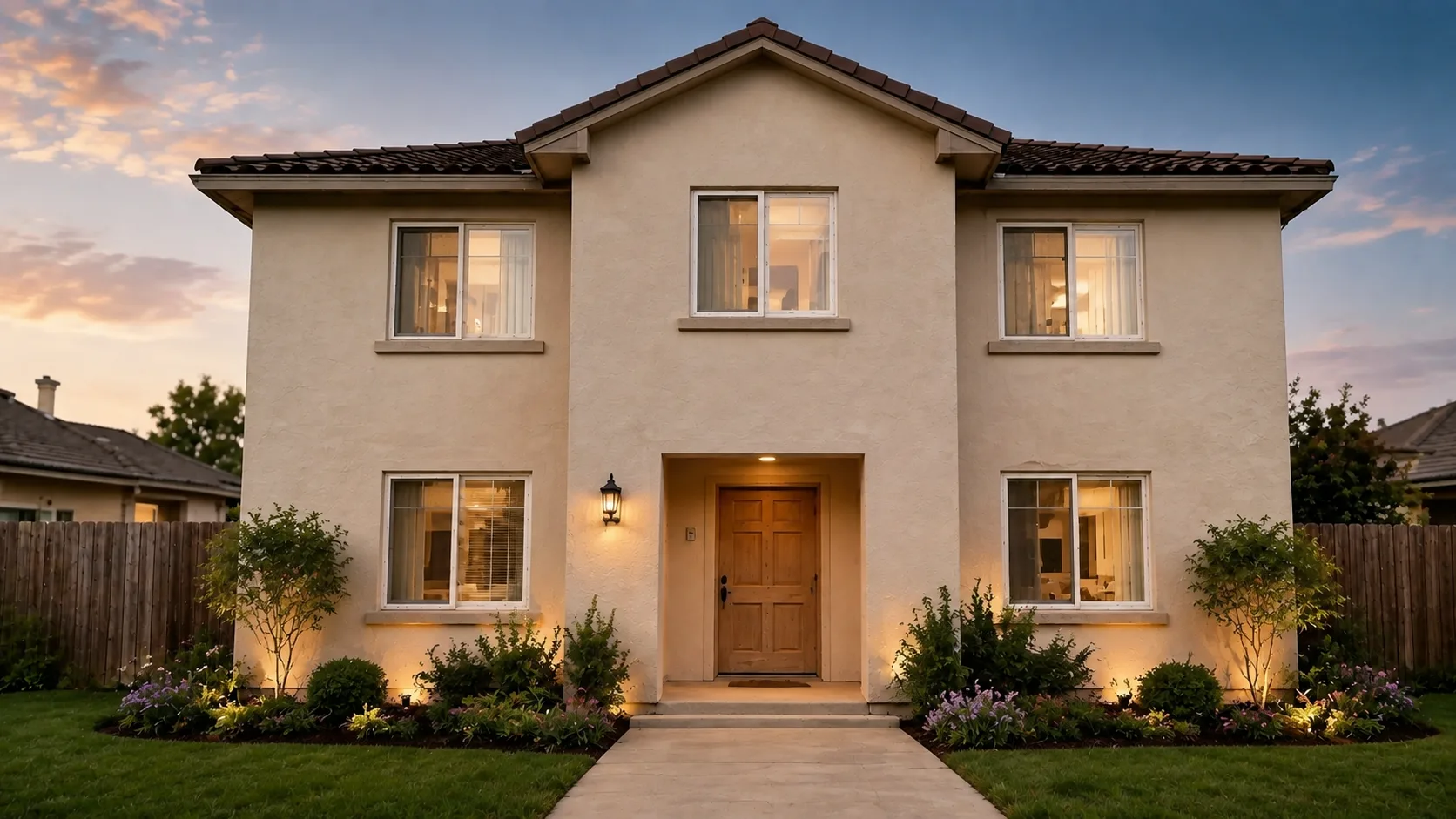home design AI before and after — exterior refresh (after)