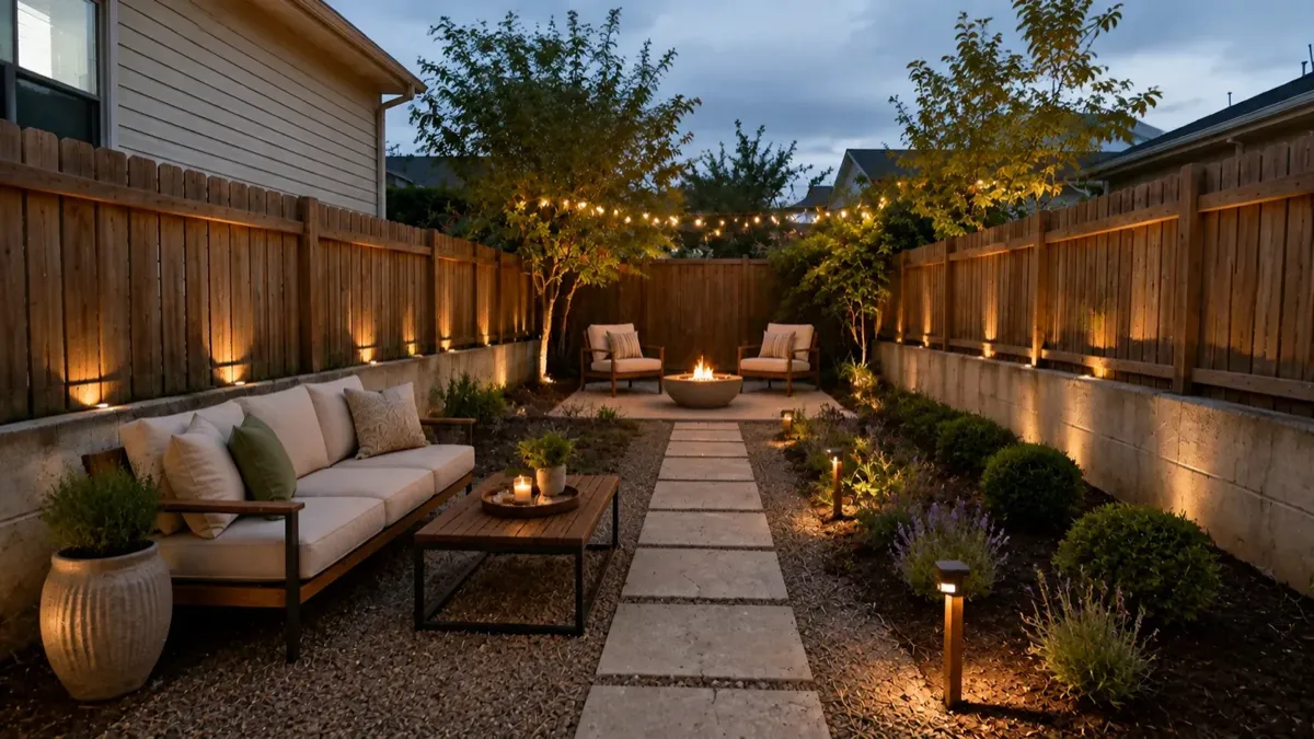 home design AI before and after — garden redesign (after)